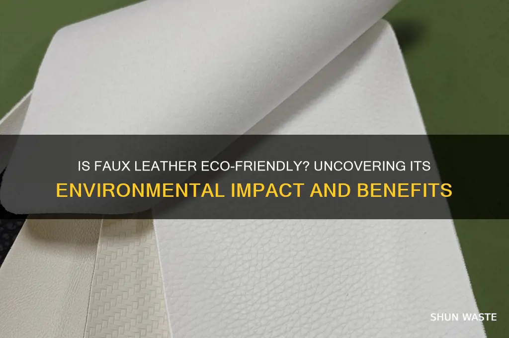 is faux leather good for the environment