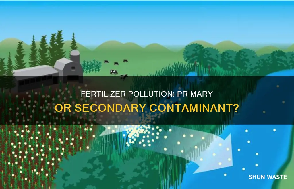 is fertilizer a primary or secondary pollutant