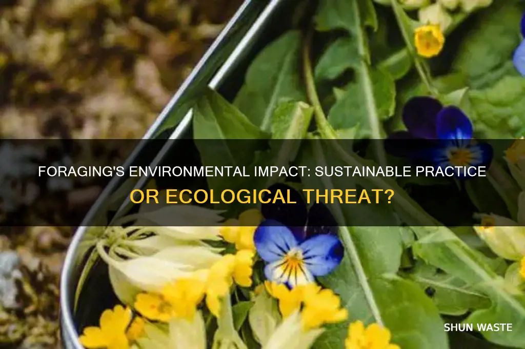 is foraging bad for the environment