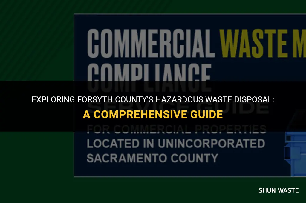 is forsyth county hazardous waste disposal