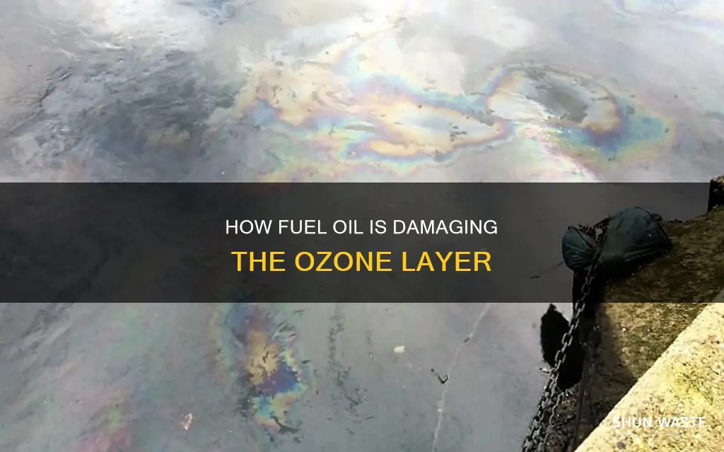 is fuel oil polluting the ozone