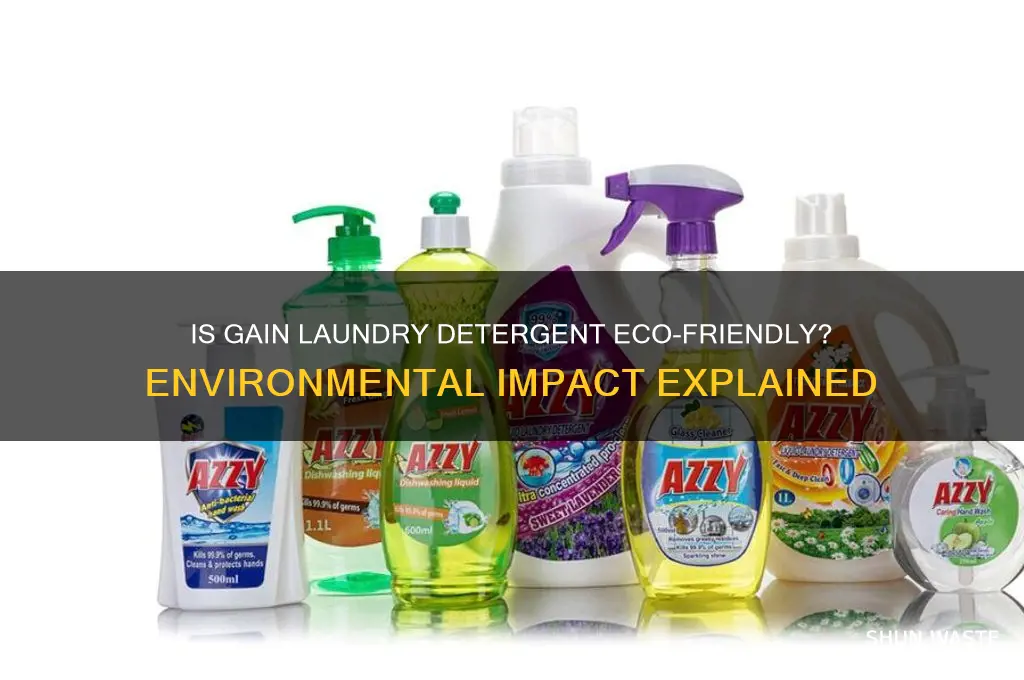 is gain laundry detergent bad for the environment