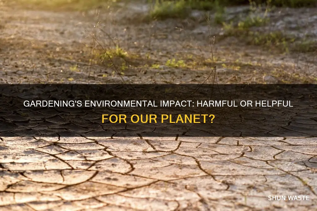 is gardening bad for the environment