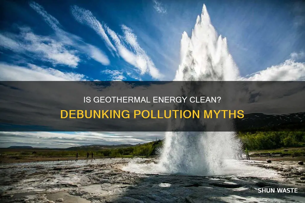 is geothermal energy cause pollution