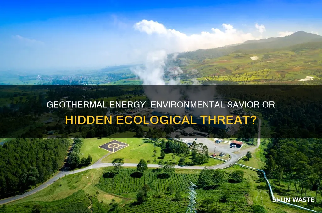 is geothermal energy good or bad for the environment