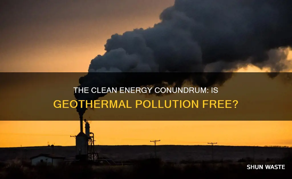 is geothermal energy pollution free