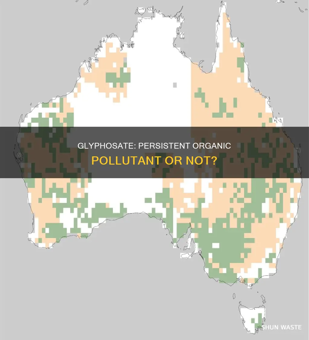 is glyphosate a persistent organic pollutant