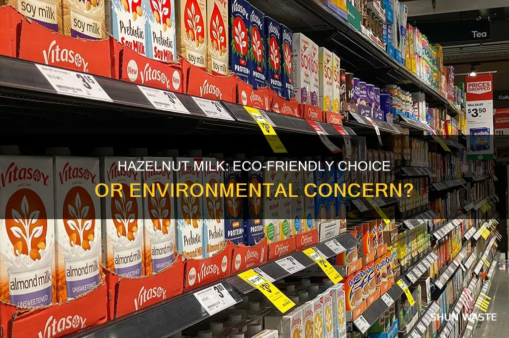 is hazelnut milk good for the environment