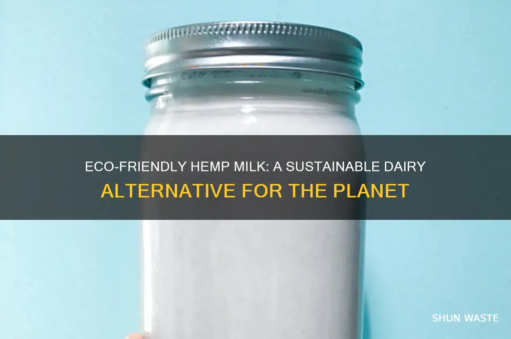 is hemp milk good for the environment