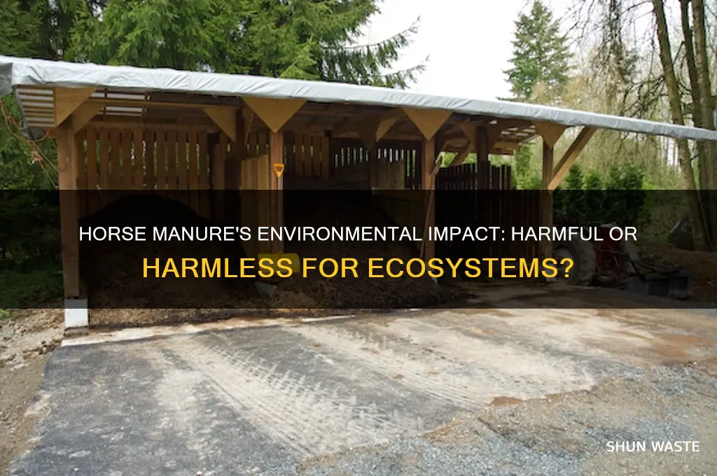 is horse poop bad for the environment