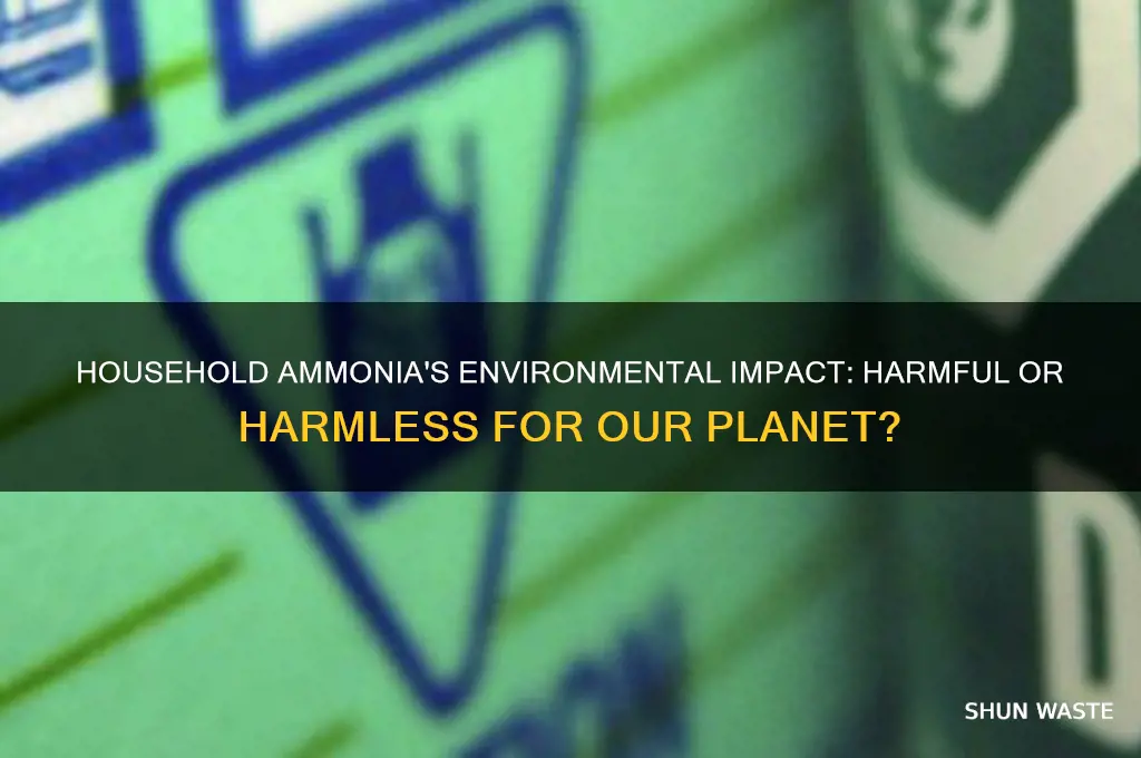 is household ammonia bad for the environment