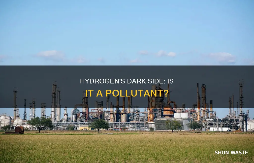 is hydrogen a pollutant
