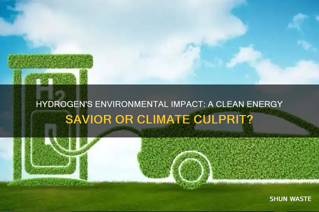 is hydrogen good or bad for the environment
