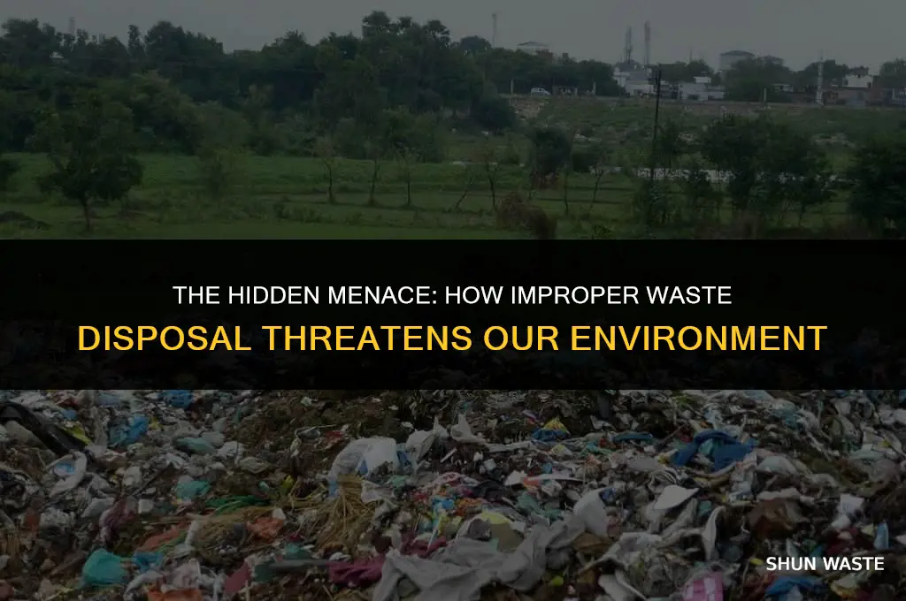 is improper waste disposal an environmental issue
