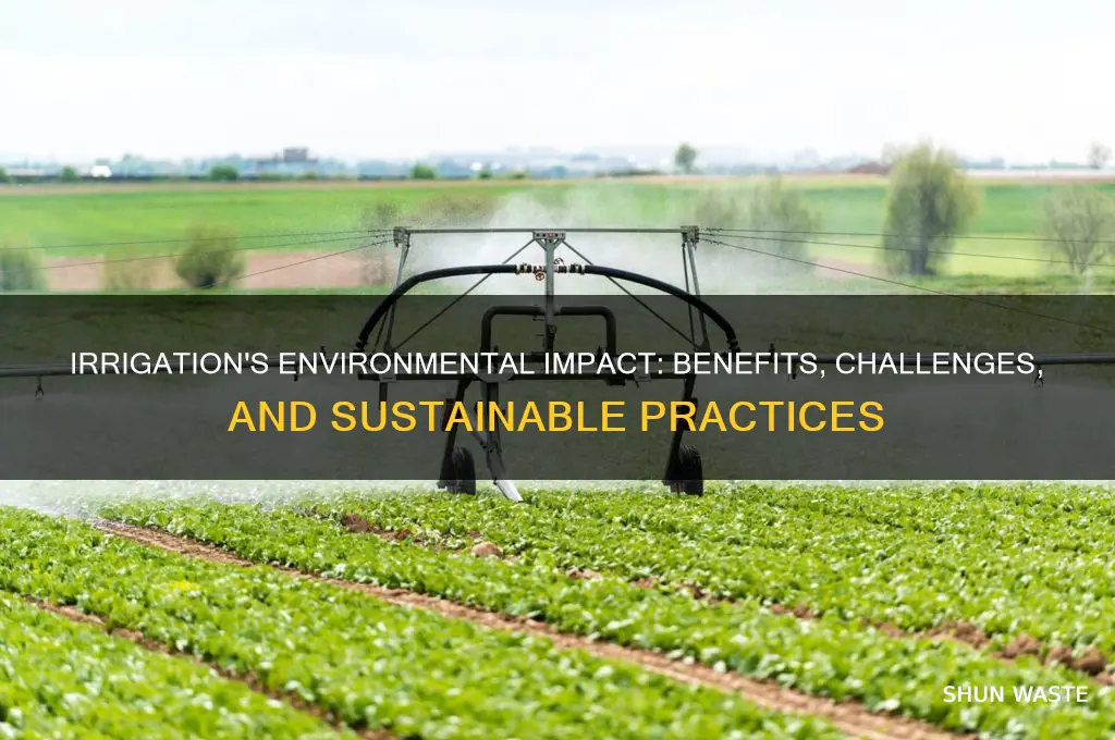 is irrigation good for the environment