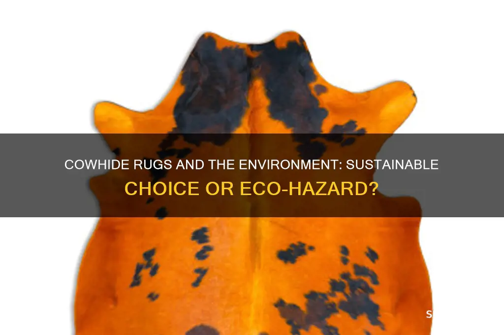 is it bad for the environment to buy cowhide rug