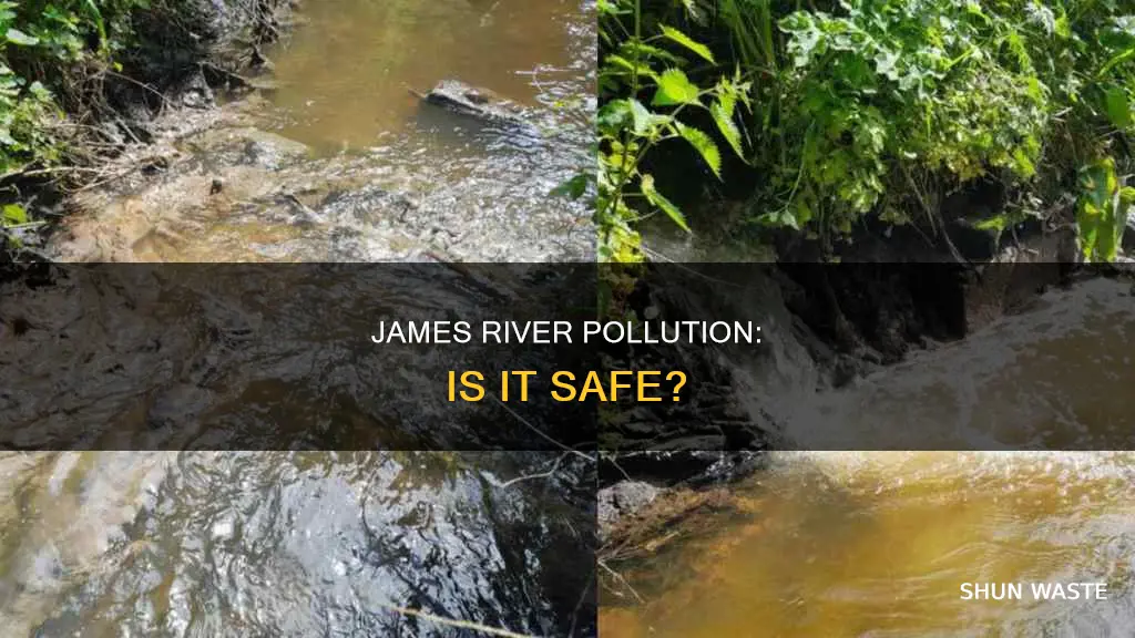 is james river polluted