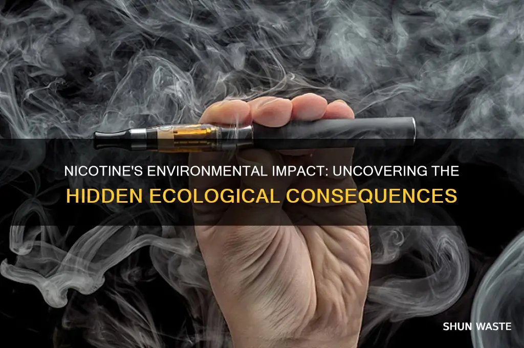 is just nicotine bad for the environment