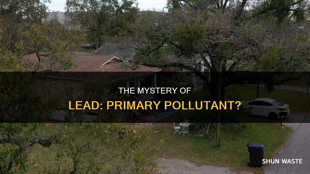 is lead a primary pollutant