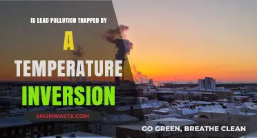 How Temperature Inversion Traps Lead Pollution