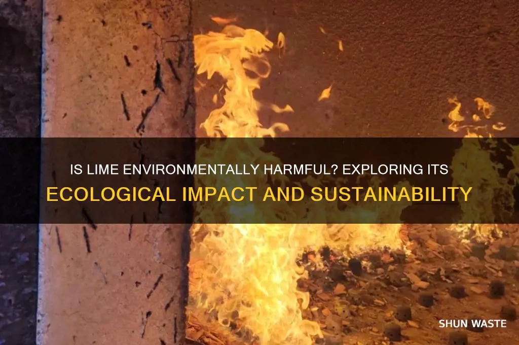 is lime bad for the environment