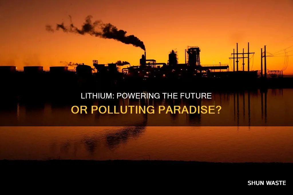 is lithium a pollutant