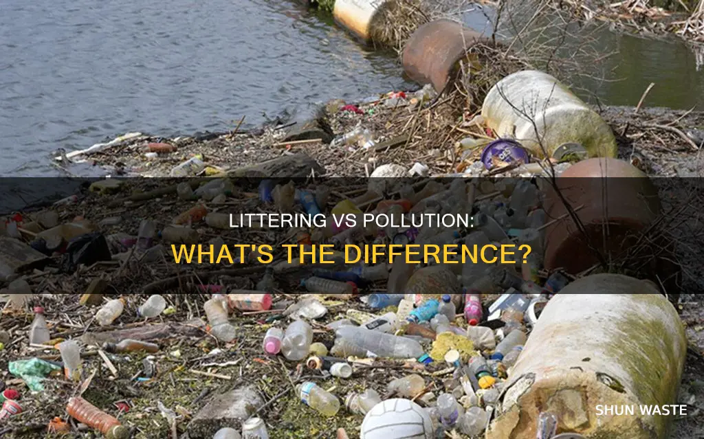 is littering and pollution the same thing