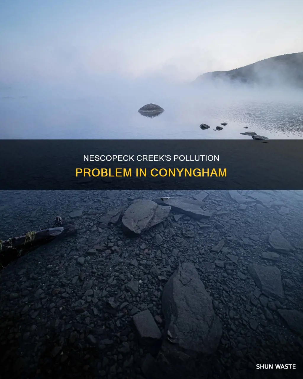 is little nescopeck creek polluted in conyngham