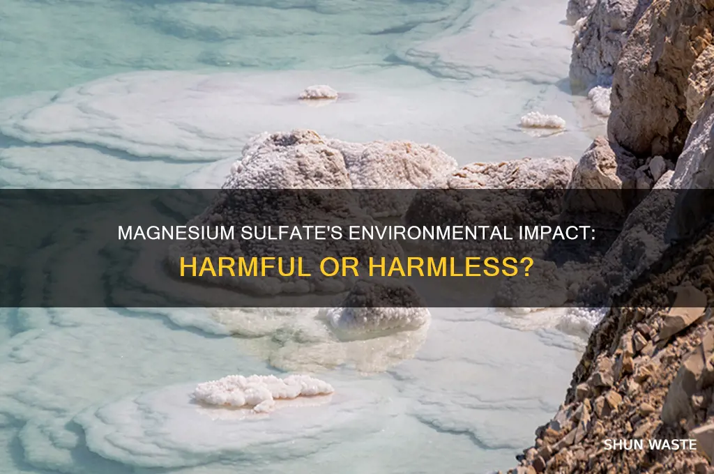 is magnesium sulfate bad for the environment