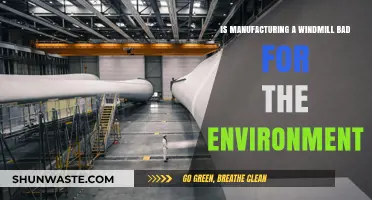 Windmill Manufacturing: Environmental Impact and Sustainability Concerns Explored