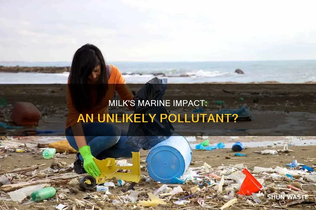 is milk a marine pollutant