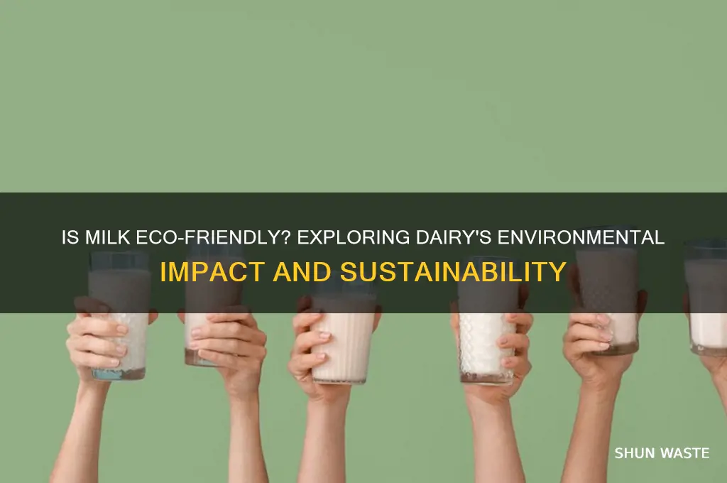 is milk good for the environment