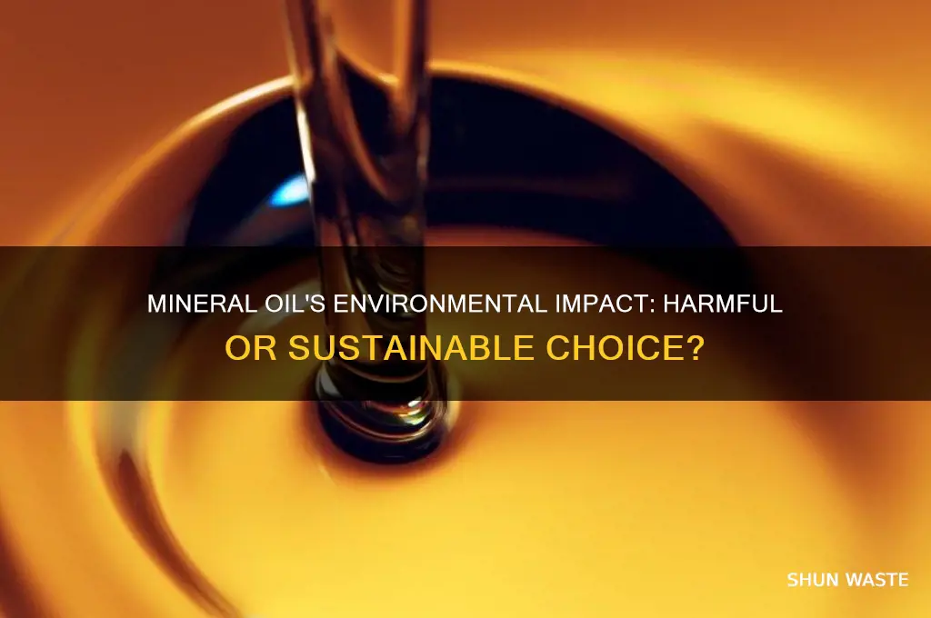 is mineral oil bad for environment