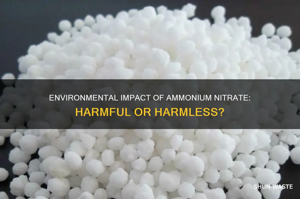 is nh4no3 bad for the environment