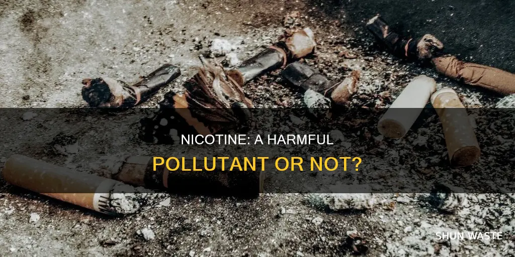 is nicotine a pollutant