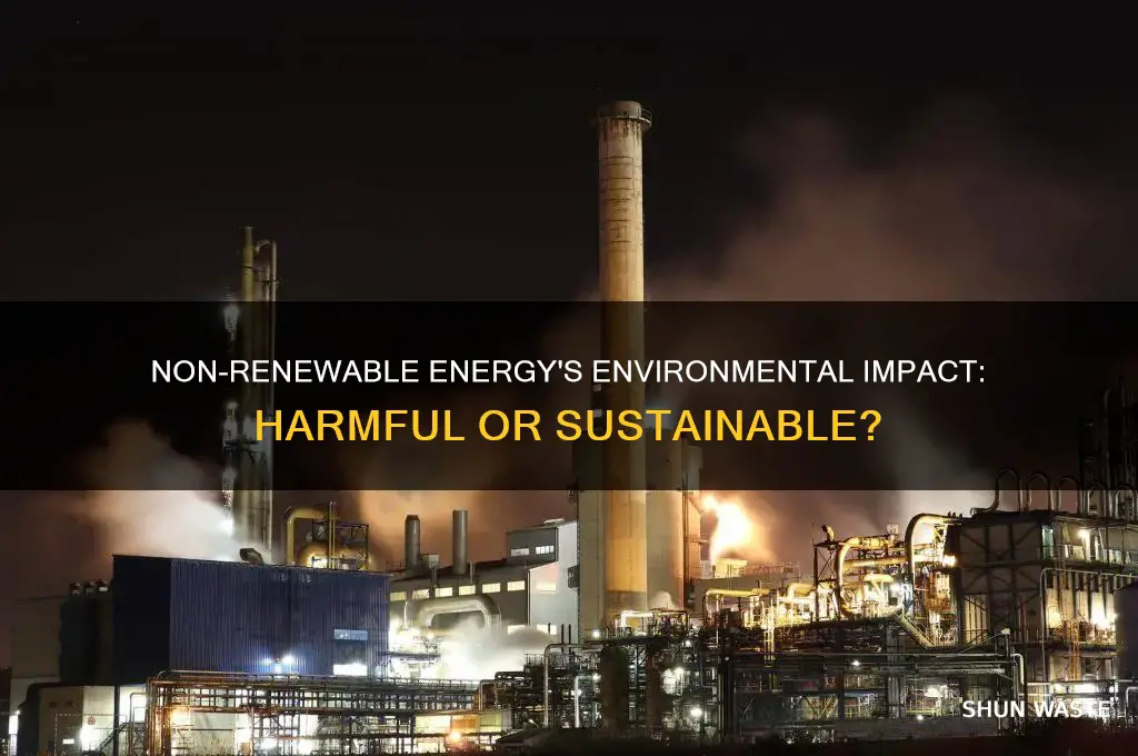 is non renewable energy bad for the environment