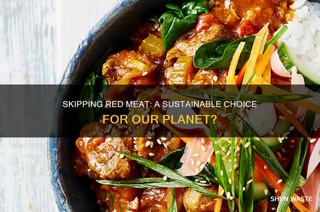 is not eating red meat good for the environment