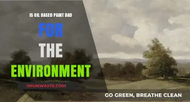 Environmental Impact of Oil-Based Paint: Harmful Effects and Eco-Friendly Alternatives