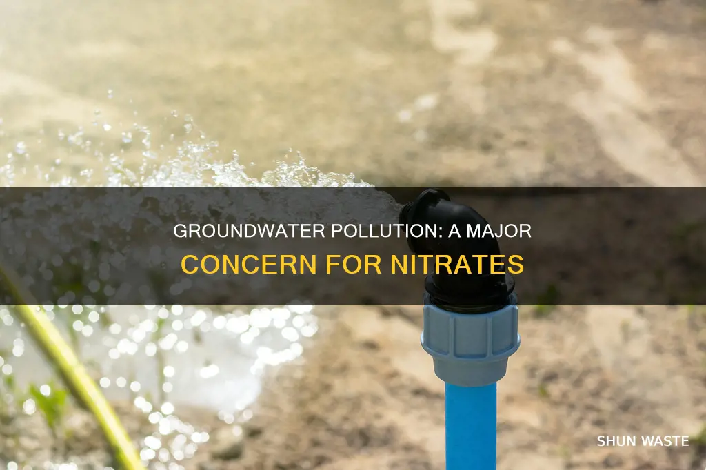 is one of the major pollutants of groundwater
