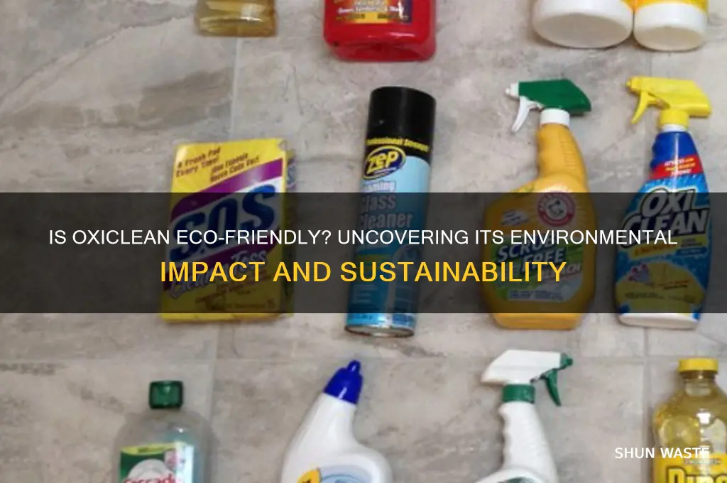 is oxiclean bad for the environment