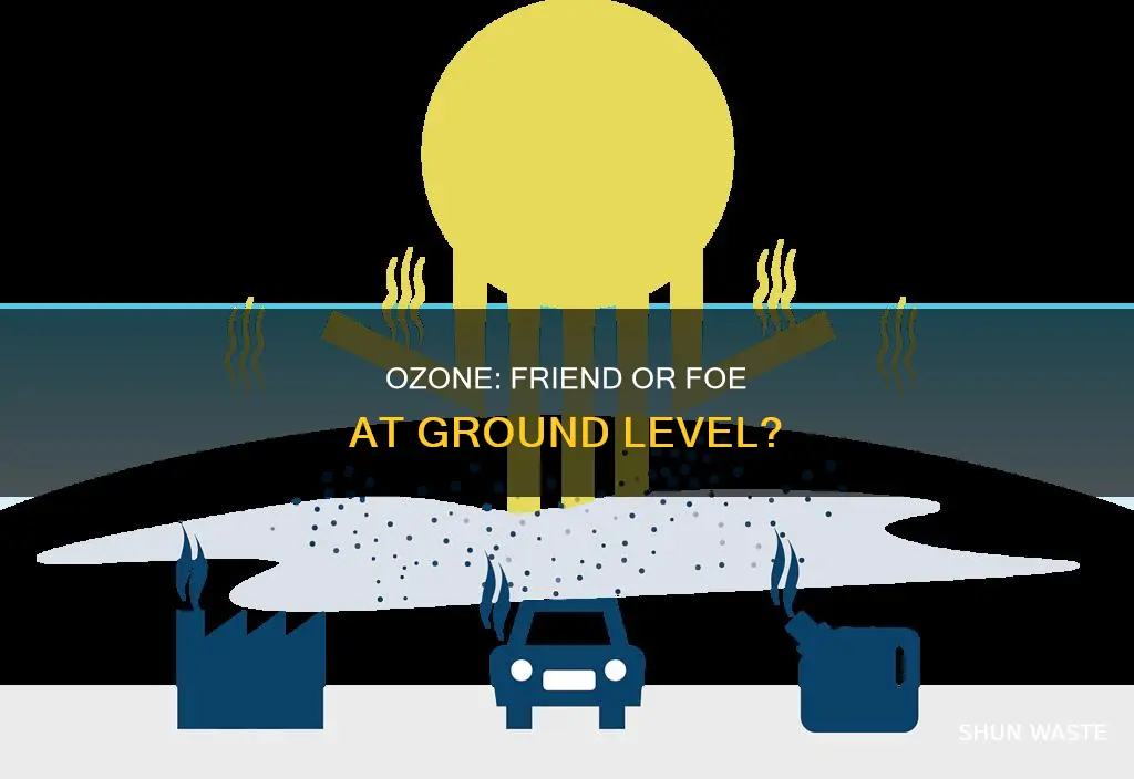 is ozone a pollutant at ground level