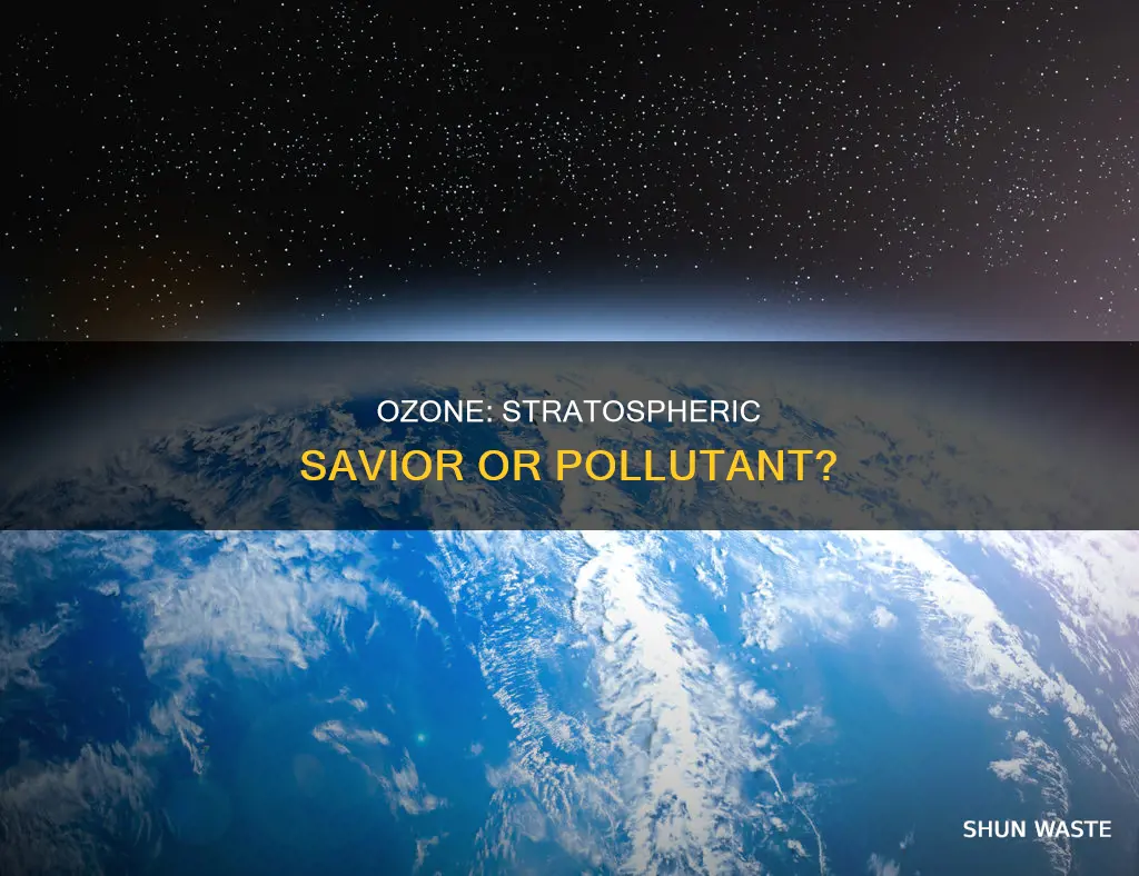 is ozone a pollutant in the stratosphere