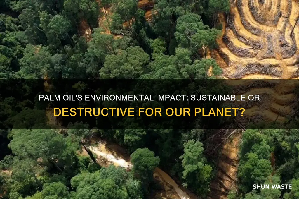 is palm oil bad for the environment
