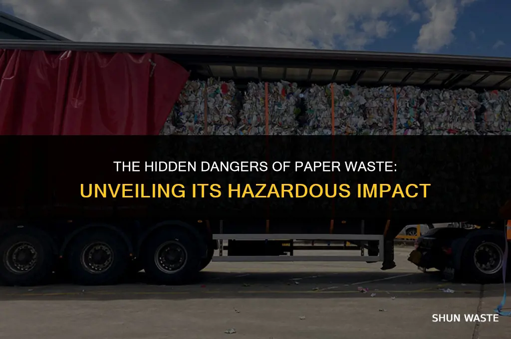 is paper hazardous waste