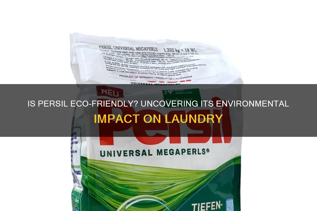 is persil laundry detergent good for the environment