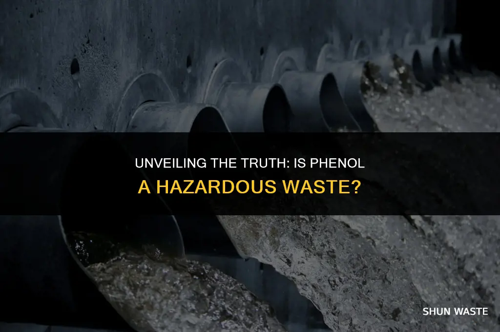 is phenol a hazardous waste