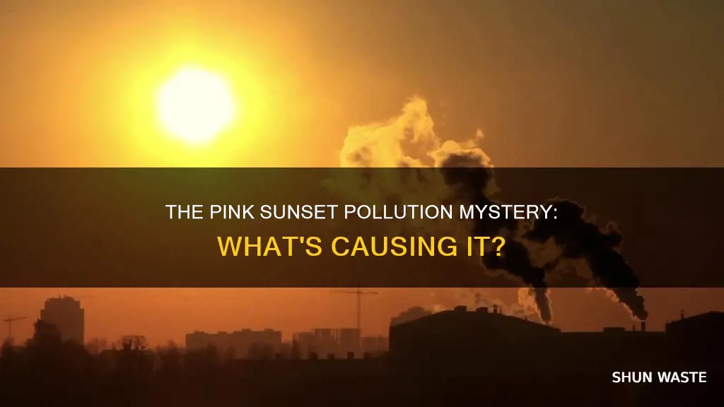 is pink sunset pollution