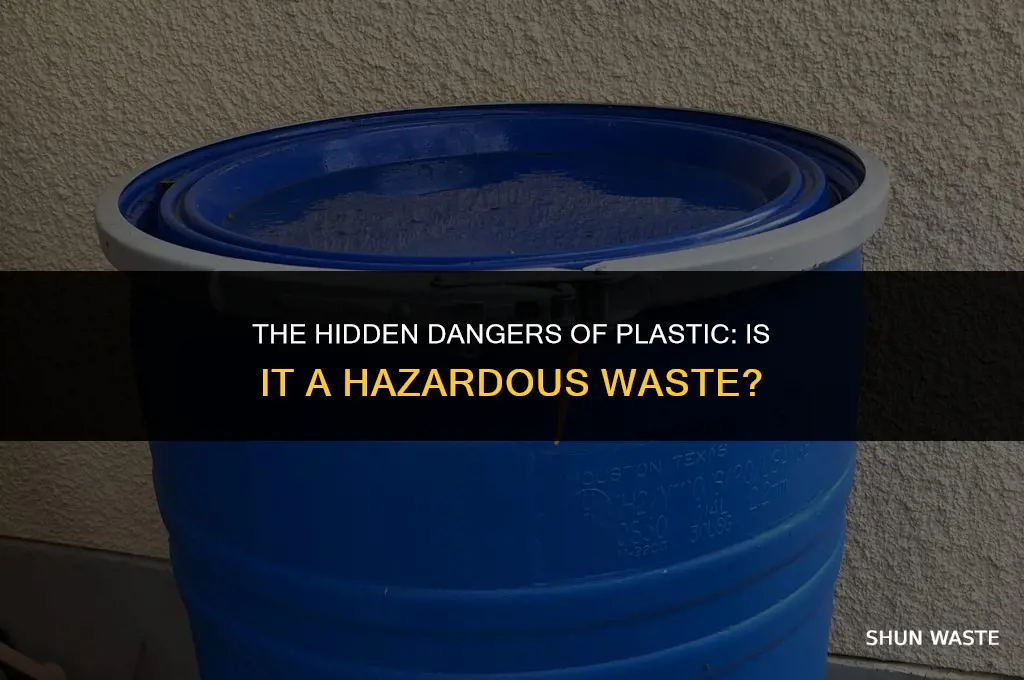 is plastic a hazardous waste