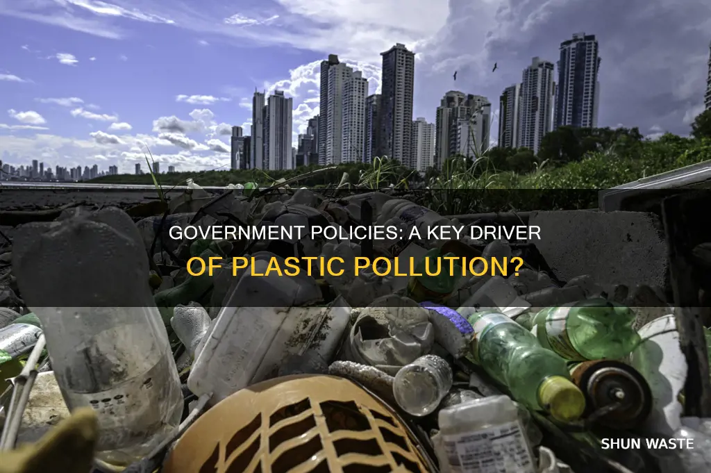 is plastic pollution caused by government actions