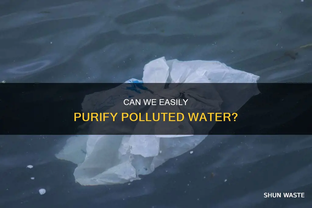 is polluted water easy to clean